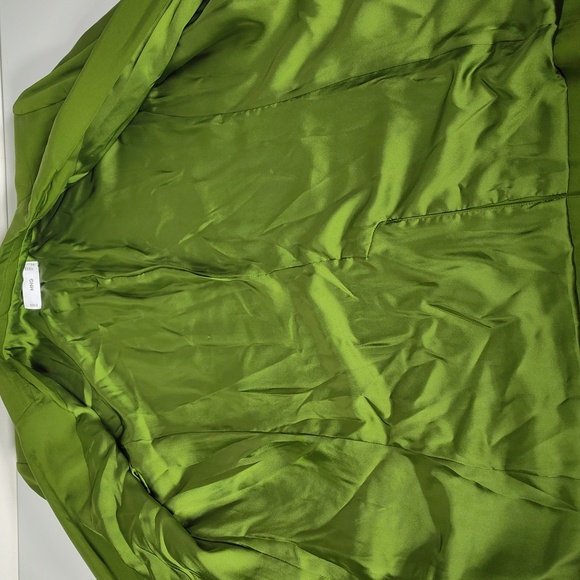MNG Mango green double breased lyocell long line blazer 10 - Picture 9 of 12